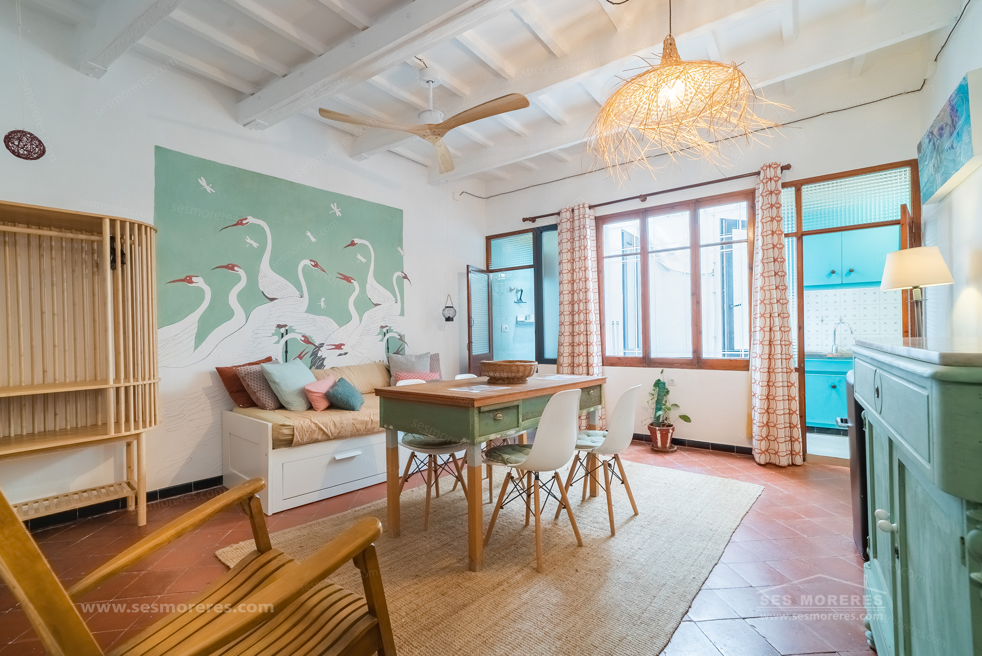 Casa histórica con terraza en Ciutadella